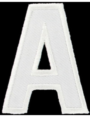 Écusson thermocollant lettre A