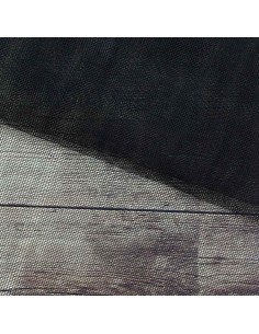 Tissu moustiquaire enroulable - Noir
