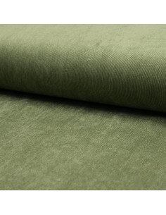 Tissu velours milleraies - Vert tilleul