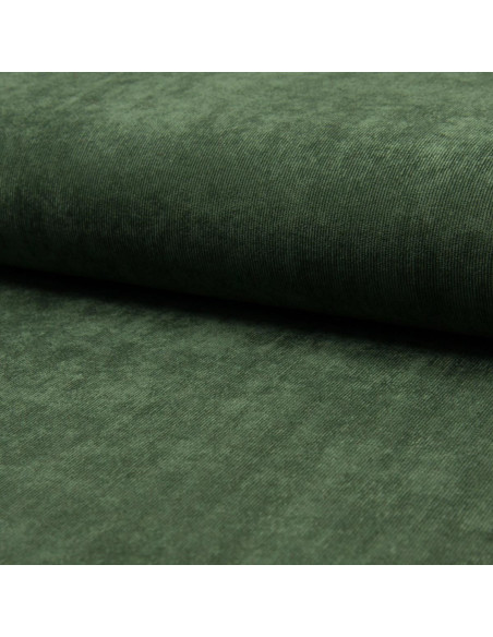 Tissu velours milleraies - Vert bouteille