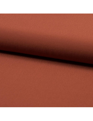 Tissu crêpe de viscose - Terre de feu