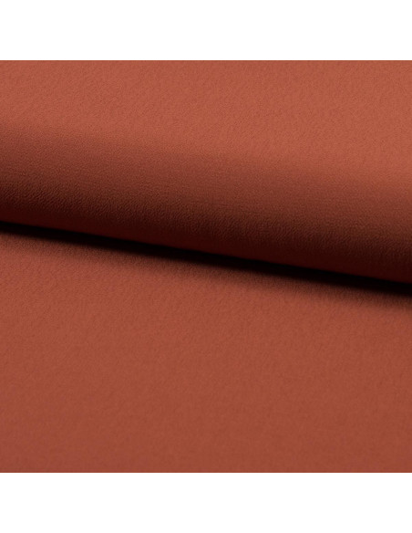 Tissu crêpe de viscose - Terre de feu