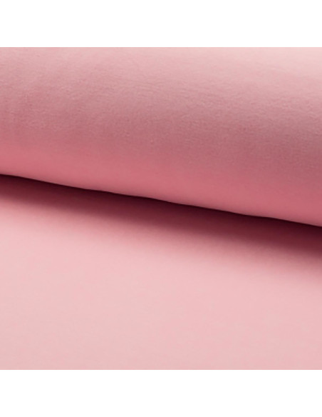 Tissus velours nicky - Rose clair