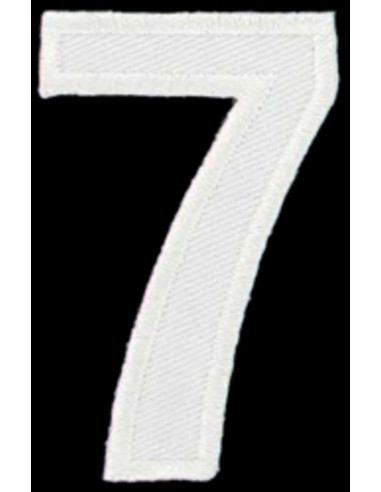 Écusson thermocollant chiffre 7