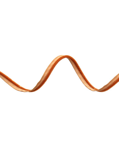 Passepoil d´habillement velours - Rouille