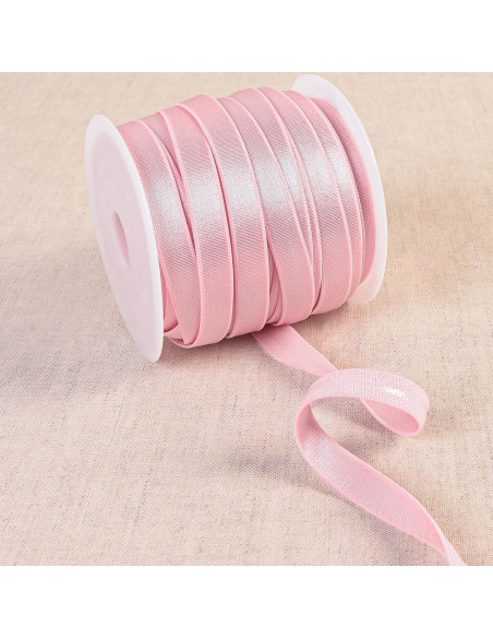 Elastique anti-glisse satiné - Rose