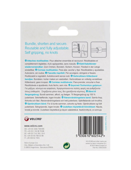 VELCRO® ONE-WRAP® Colliers serre câbles 30mm x 5M noir