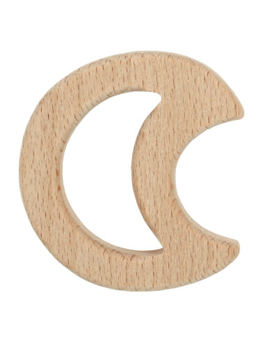 Anneau de dentition en bois - Lune
