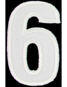 Écusson thermocollant chiffre 6 ou 9