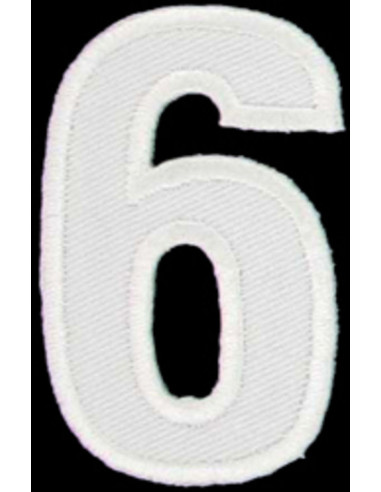 Écusson thermocollant chiffre 6 ou 9