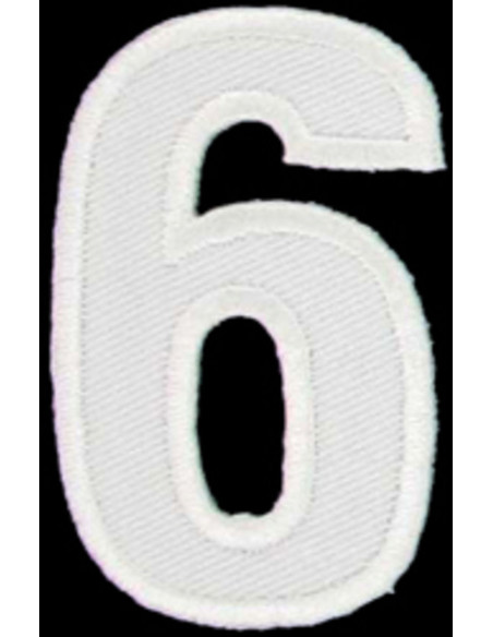 Écusson thermocollant chiffre 6 ou 9