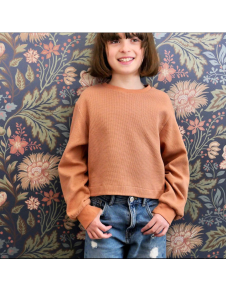 Patron de sweatshirt court Vancouver kids - Ikatee