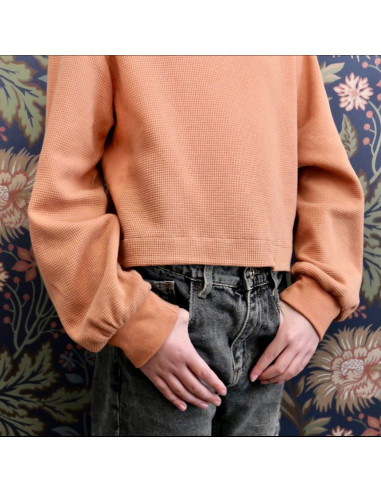 Patron de sweatshirt court Vancouver kids - Ikatee