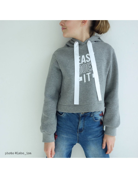 Patron de sweatshirt court Vancouver kids - Ikatee