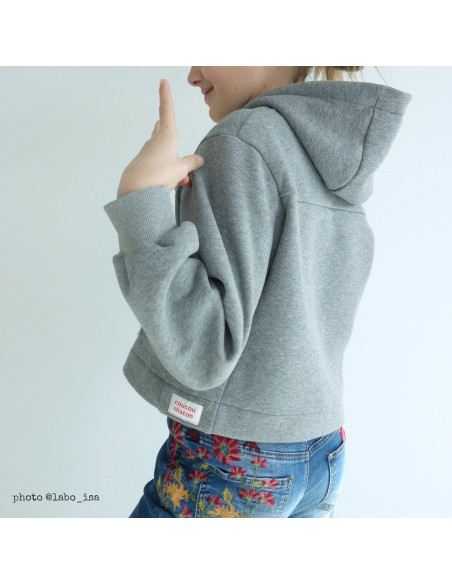 Patron de sweatshirt court Vancouver kids - Ikatee