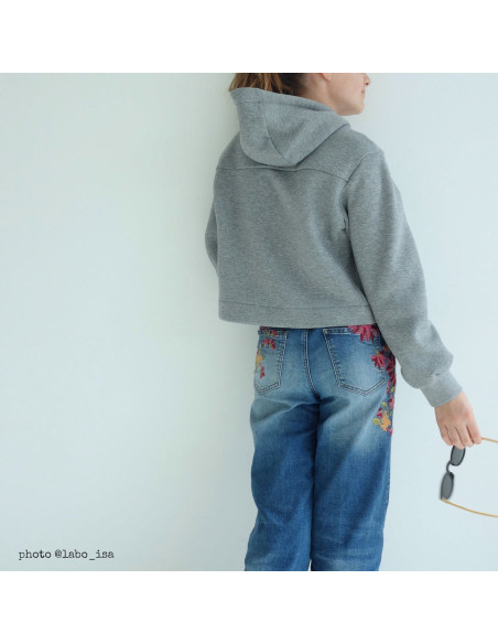 Patron de sweatshirt court Vancouver kids - Ikatee