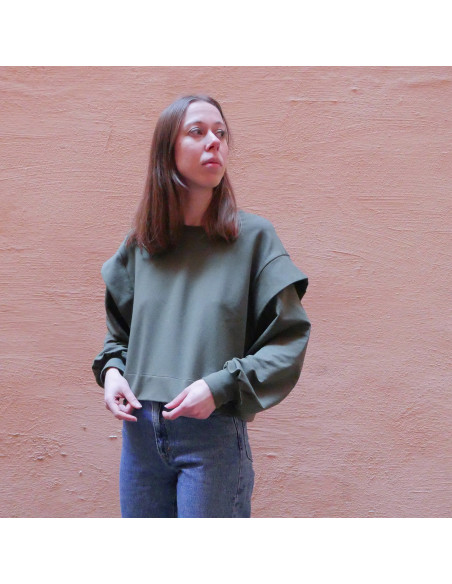 Patron de sweatshirt court Vancouver - Ikatee