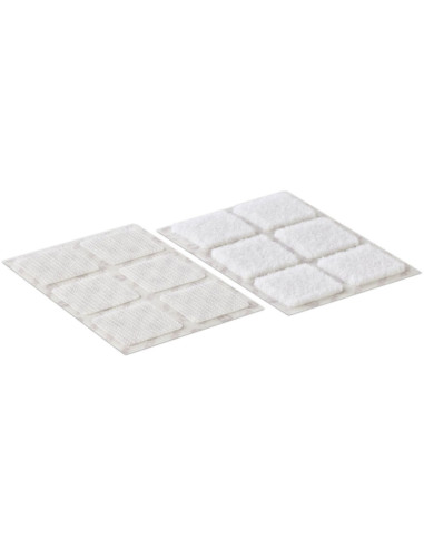 VELCRO® Brand Carrés auto agrippants adhésifs 25mm x 24 blanc