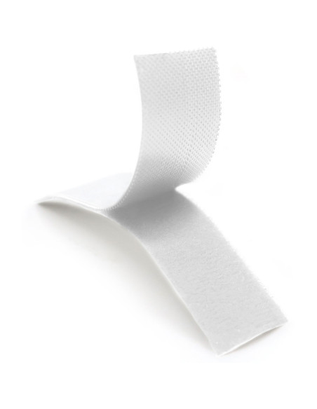 VELCRO® Brand Sleek & Thin adhésif pour textile 19mm x 60cm Blanc