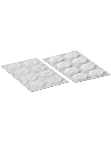 VELCRO® Brand Pastilles auto agrippantes adhésives 16mm x 16 blanc