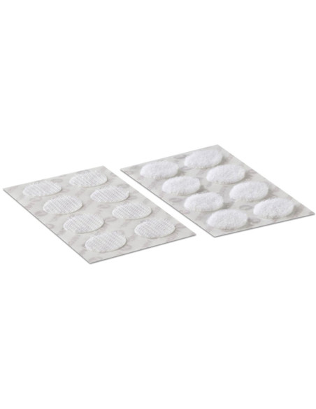 VELCRO® Brand Pastilles auto agrippantes adhésives 16mm x 16 blanc
