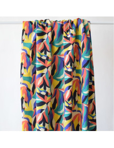 Tissu viscose Tamaris iris - Singulière par Cousette