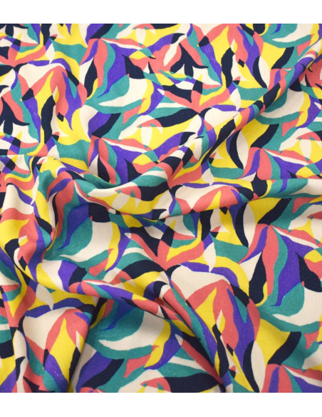 Tissu viscose Tamaris iris - Singulière par Cousette
