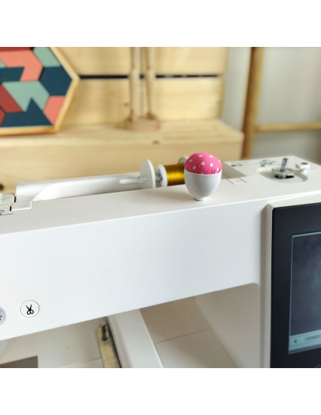 Porte-épingles pour machines Janome - Rose