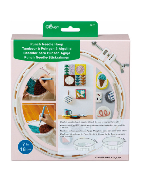 Tambour pour punch needle Clover