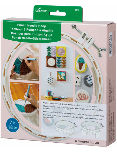 Tambour pour punch needle Clover