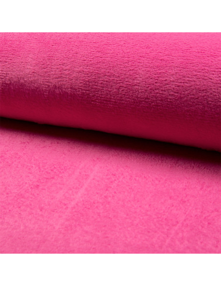 Tissu doudou câlin - Fuchsia