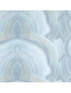 Toile aïda 5.5 imprimée à broder DMC - Agate bleu
