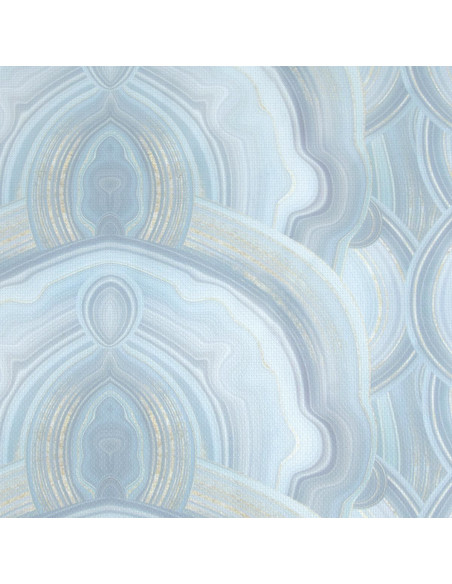 Toile aïda 5.5 imprimée à broder DMC - Agate bleu