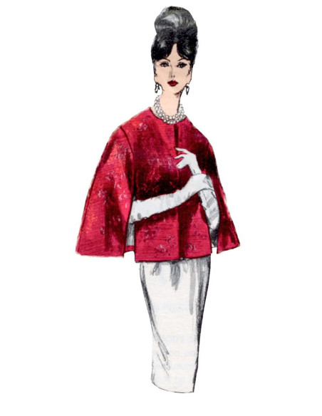 Patron de cape - Vogue 1838
