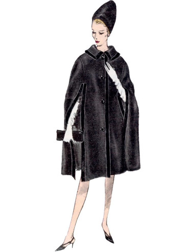Patron de cape - Vogue 1838