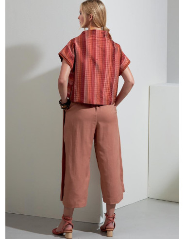 Patron de haut et pantalon - Vogue 1868