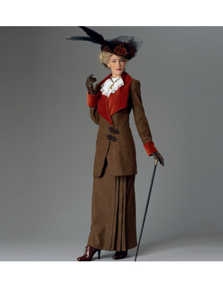 Patron de veste, bavette et jupe - Butterick 6108