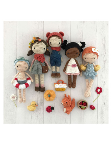 Livre les poupées de Lulu au crochet
