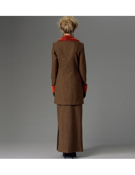 Patron de veste, bavette et jupe - Butterick 6108