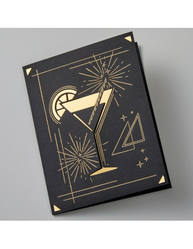 Set de 8 cartes avec enveloppes R20 Foil Forest Grove Cricut