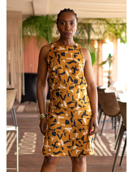 Tissu modal de viscose Shadow Ochre - Atelier Brunette