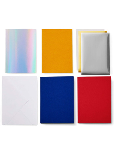 Set de 12 cartes avec enveloppes R40 spécial Foil Celebration Cricut