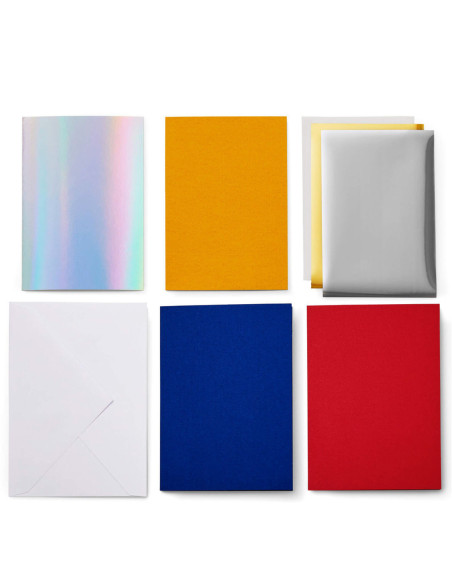 Set de 12 cartes avec enveloppes R40 spécial Foil Celebration Cricut