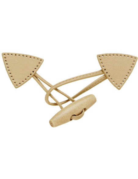 Brandebourg duffle coat - Beige