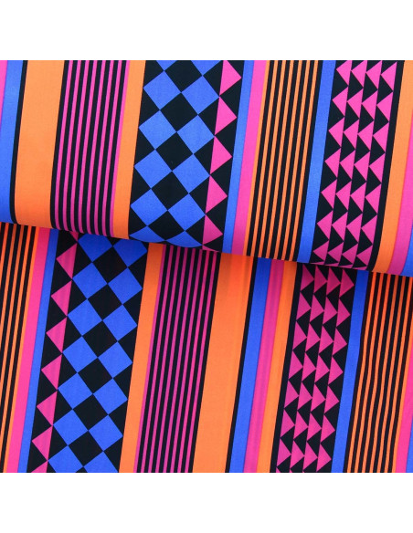 Tissu lycra maillot de bain - Géométrie
