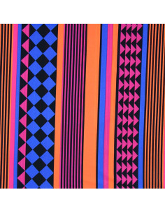 Tissu lycra maillot de bain - Géométrie 2