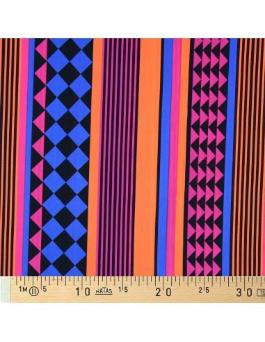 Tissu lycra maillot de bain - Géométrie