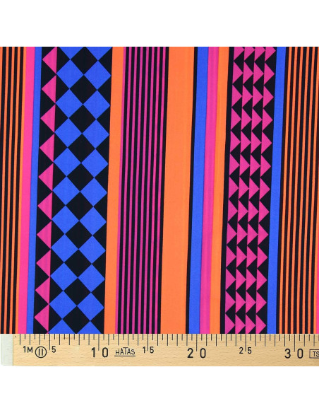 Tissu lycra maillot de bain - Géométrie