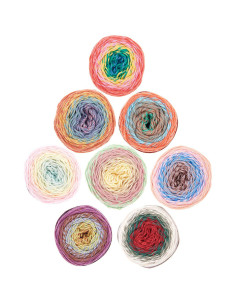 Coffret 8 pelotes de coton Ricorumi Spin Spin 2