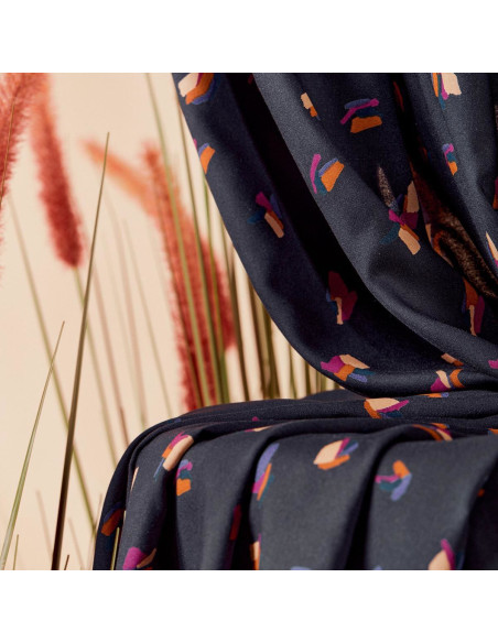 Tissu viscose Beryl Night - Atelier Brunette